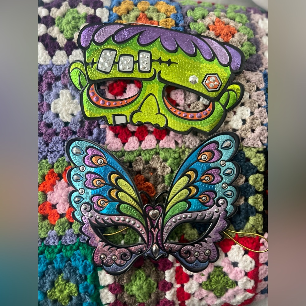 Colorful Halloween and Butterfly Masks